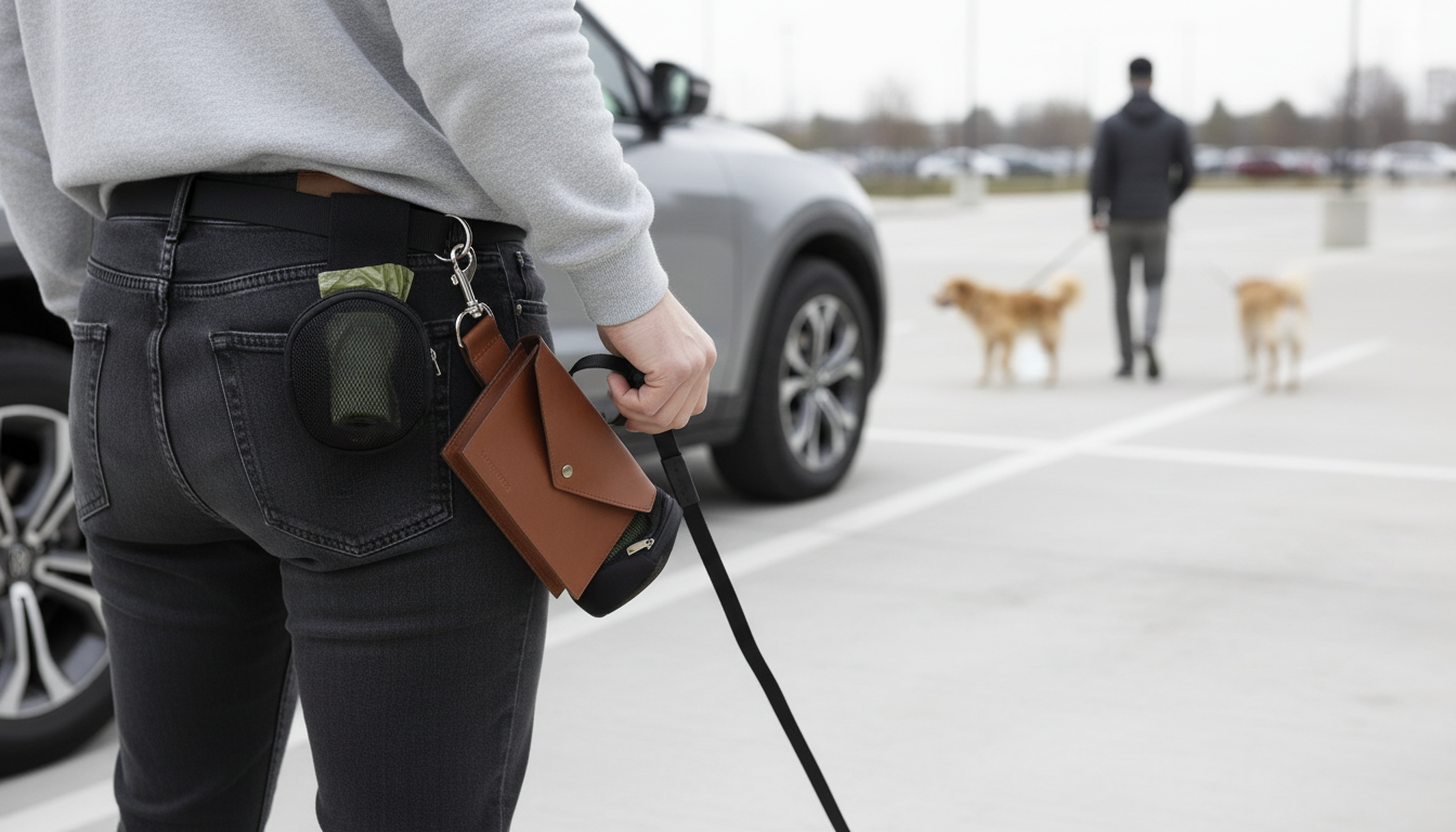Carry Dog Poop Bags Easily: Leash, Belt, Pocket Tips